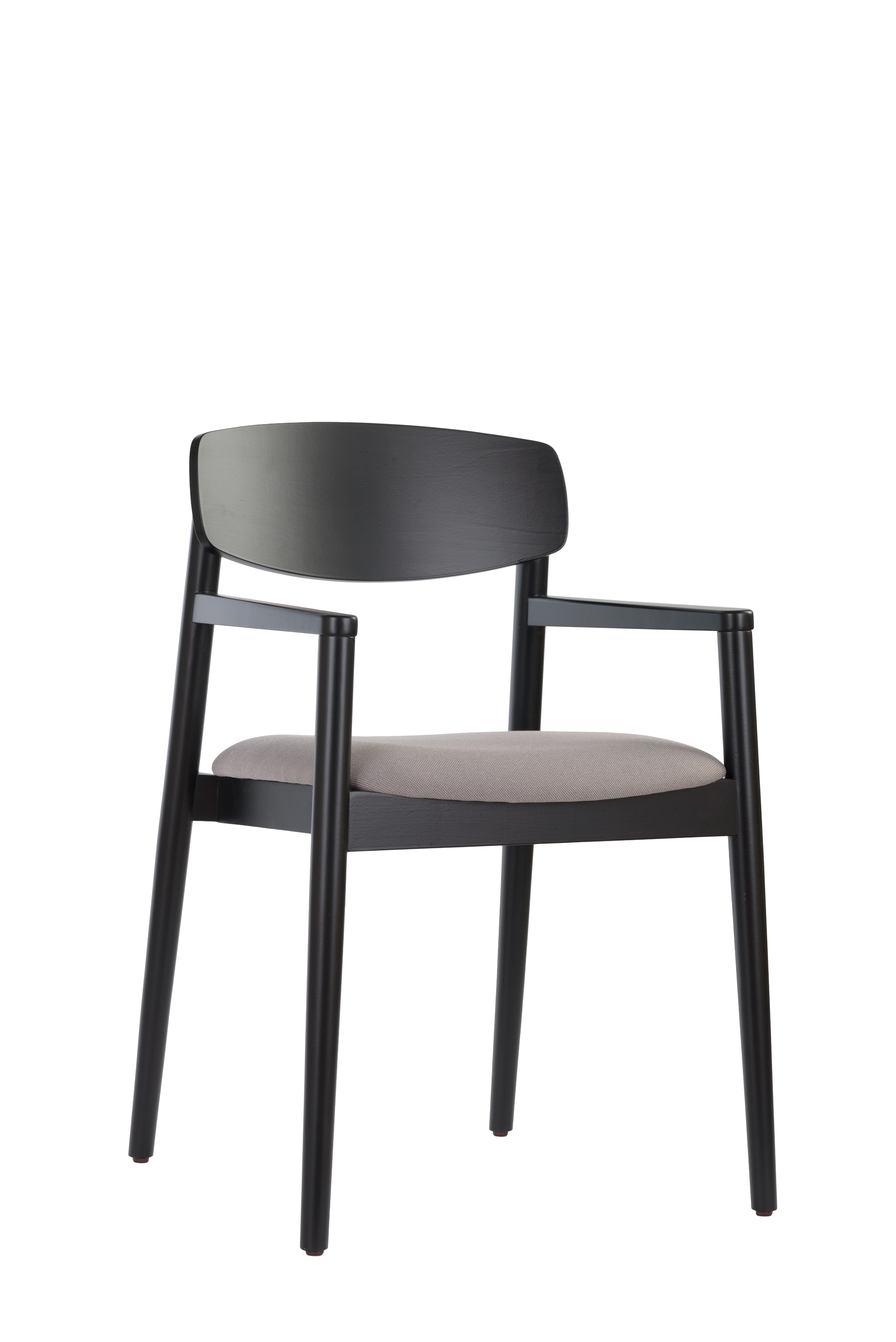 Norr B tuoli käsinojin, verhoiltu istuin