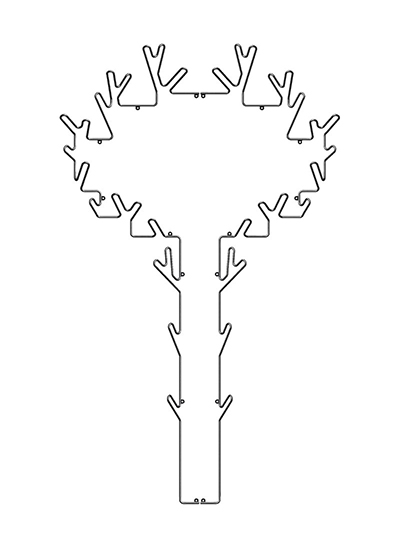 Tree hanger seinänaulakko