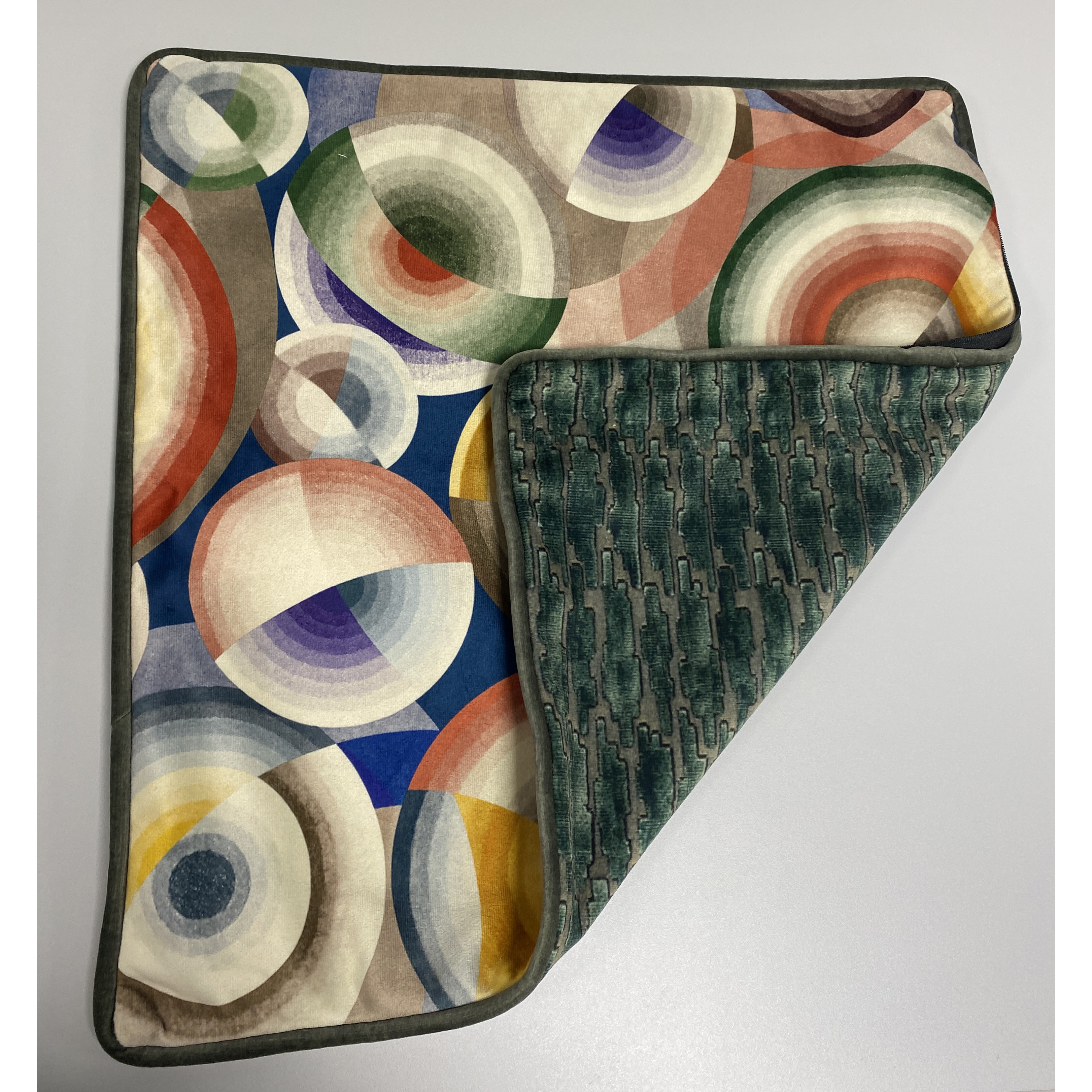 Kaksipuolinen tyynynpäällinen custom print -samettia